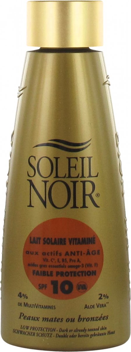 Soleil Noir Lage Bescherming Gevitamineerde Zonnemelk SPF10 150 ml