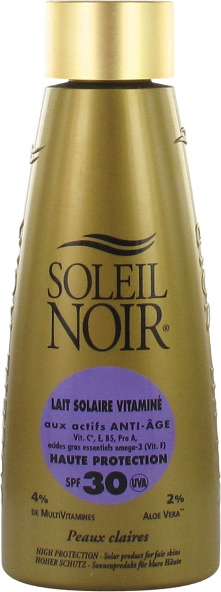 Soleil Noir Hoge Bescherming Gevitamineerde Zonnemelk SPF30 150 ml