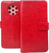 Portemonnee Book Case Hoesje Geschikt voor: Nokia 9 Pureview - Rood