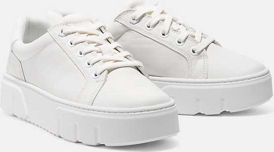 LAUREL COURT LOW LACE UP SNEAKER WHITE FULL GRAIN