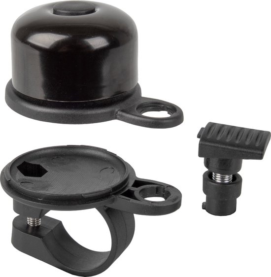 Fietsbel met Airtag houder ø31.8mm zwart — afbeelding 4