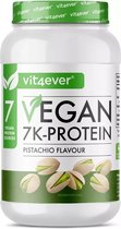 Vit4ever - Vegan 7K Protein - 1kg - Pistache smaak - Zuiver plantaardig proteïnepoeder met rijst-, amandel-, soja-, erwten-, hennep-, cranberry- en zonnebloemproteïnen