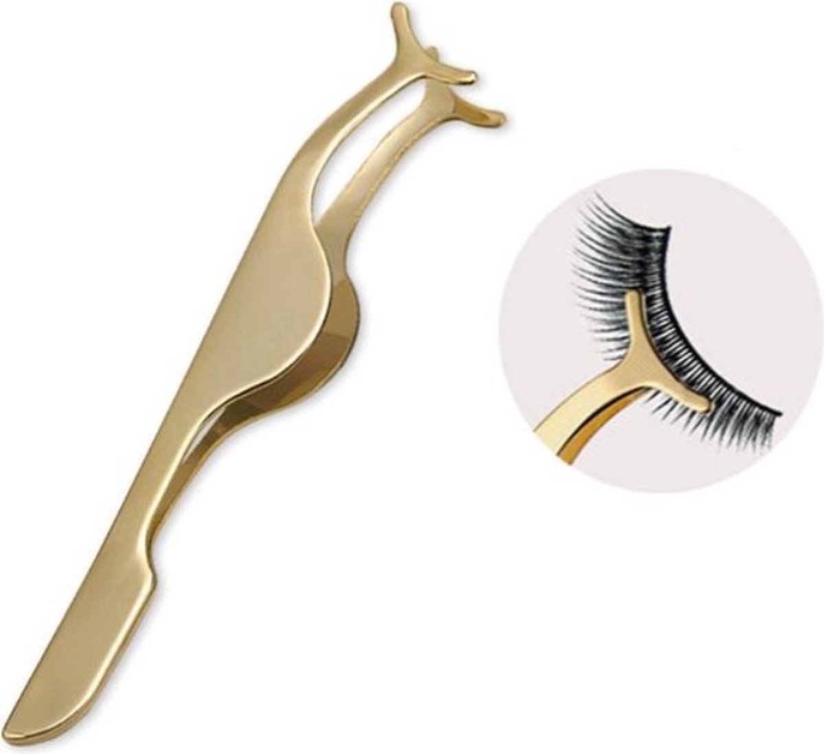 Goedkoopste Wimperpincet | Pincet | Eyelash Applicator | Pincet Voor Nep Wimpers | METAAL | GOUD