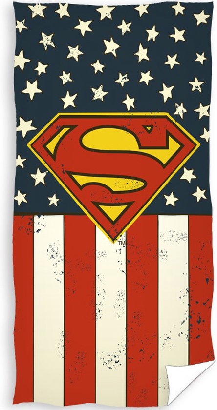 Superman Strandlaken Flag - 70 x 140 cm - Multi
