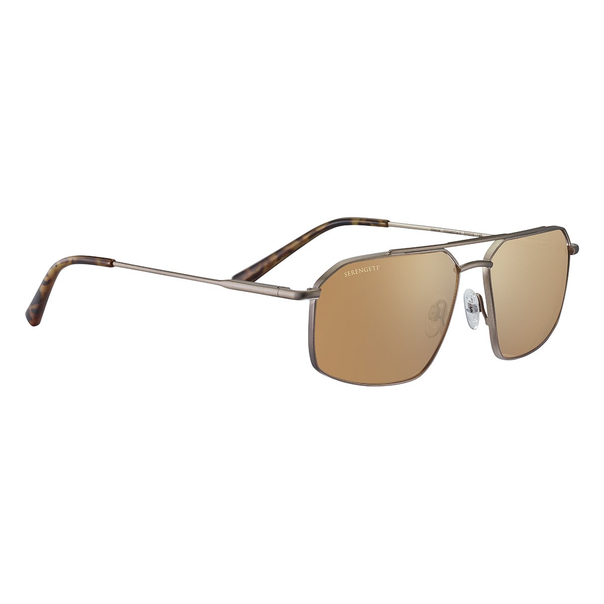 Serengeti Wayne SS546004 Brushed Bronze Polarized Drivers Gold