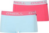 O'Neill dames boxershorts 2-pack - blue pink - M
