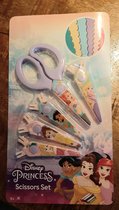 Disney Princess scharenset - set 5 scharen - kartel gewelfd foto rand knippen - prinsessen - Ariel, Doornroosje, Belle, Jasmine, Rapunzel