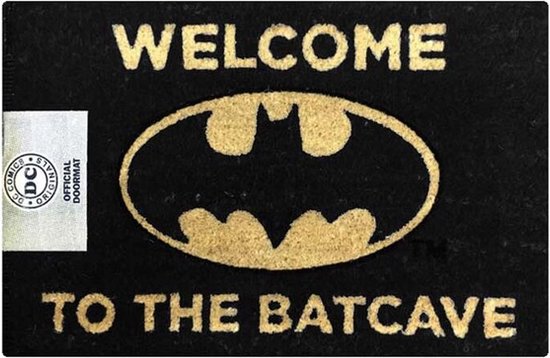 DC Comics - Batman - "Welcome To The Batcave" Deurmat 60x40cm