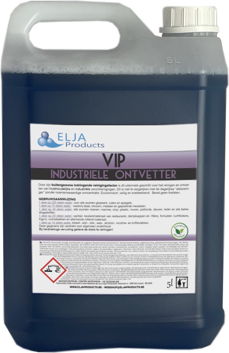 Industriële ontvetter | VIP | 5L | Favorit Chemicals