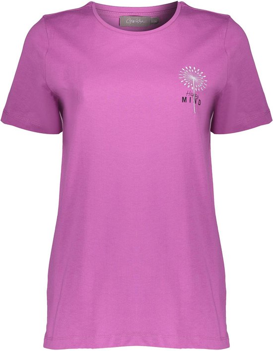 Geisha T-shirt Graphic T Shirt 42118 24 Cyclame Dames