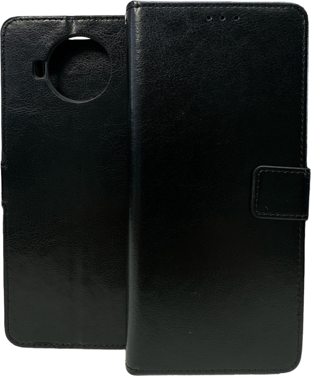 Portemonnee Bookcase Hoesje Geschikt voor: Nokia 8.3 - Zwart