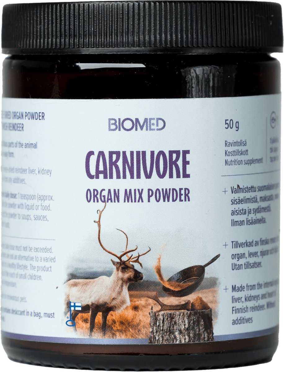 Wildcrafted Reindeer Organ Mix Carnivore-