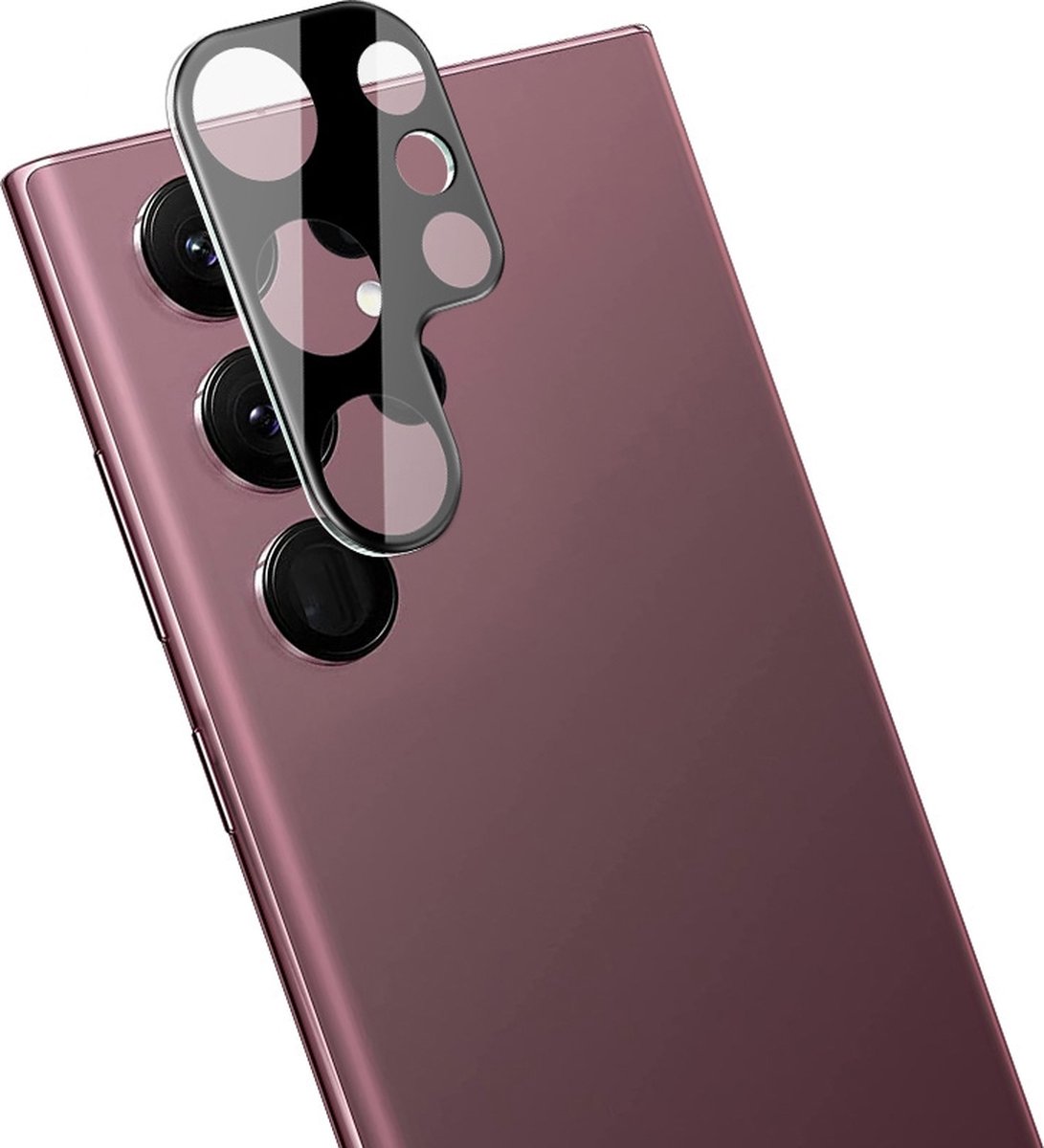 Solidenz Camera Protector - Geschikt voor Samsung Galaxy S23 Ultra - Zwart