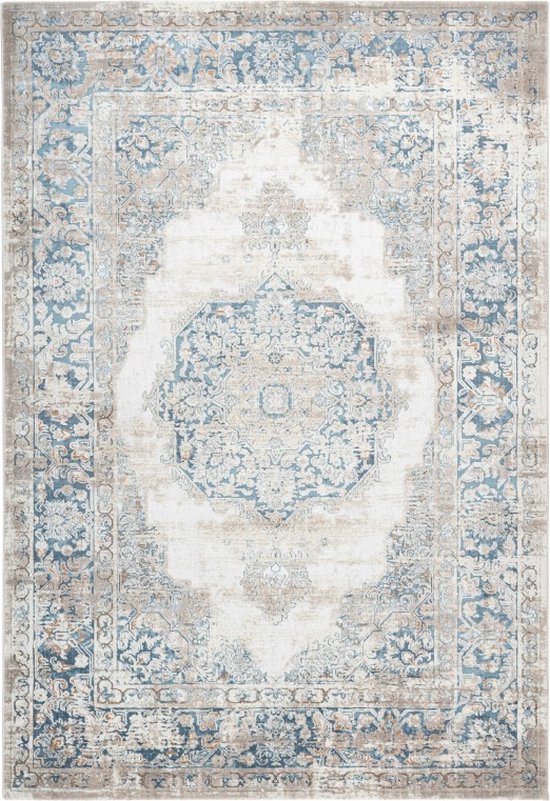 Lalee Paris | Modern Vloerkleed Laagpolig | Blue | Tapijt | Karpet | Nieuwe Collectie 2024 | Hoogwaardige Kwaliteit | 200x290 cm