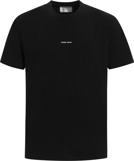 Purewhite - Heren Loose Fit T-shirts Crewneck SS - Black - Maat L