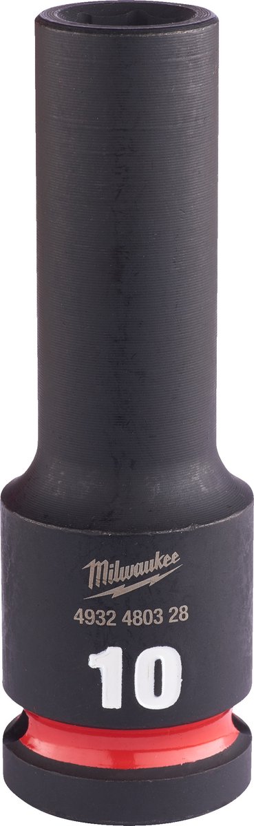 Milwaukee shockwave™ krachtdop 1/2 | lang | 10mm - 4932480328