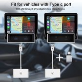 Draadloze Carplay Adapter Voor Android/Apple Bedraad Naar Draadloze Carplay Dongle Plug And Play Usb-Aansluiting Auto Auto Adapter