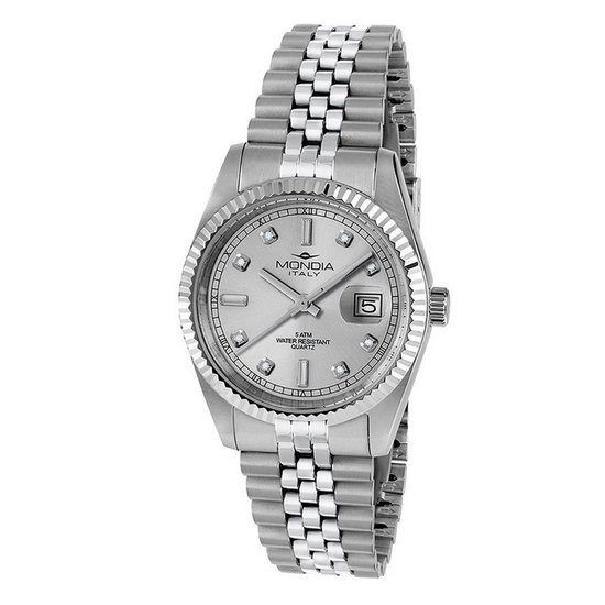 Mondia - MI-810-SS-01SL-Z-GB - Polshorloge - Dames - Quartz - Madison City Lady