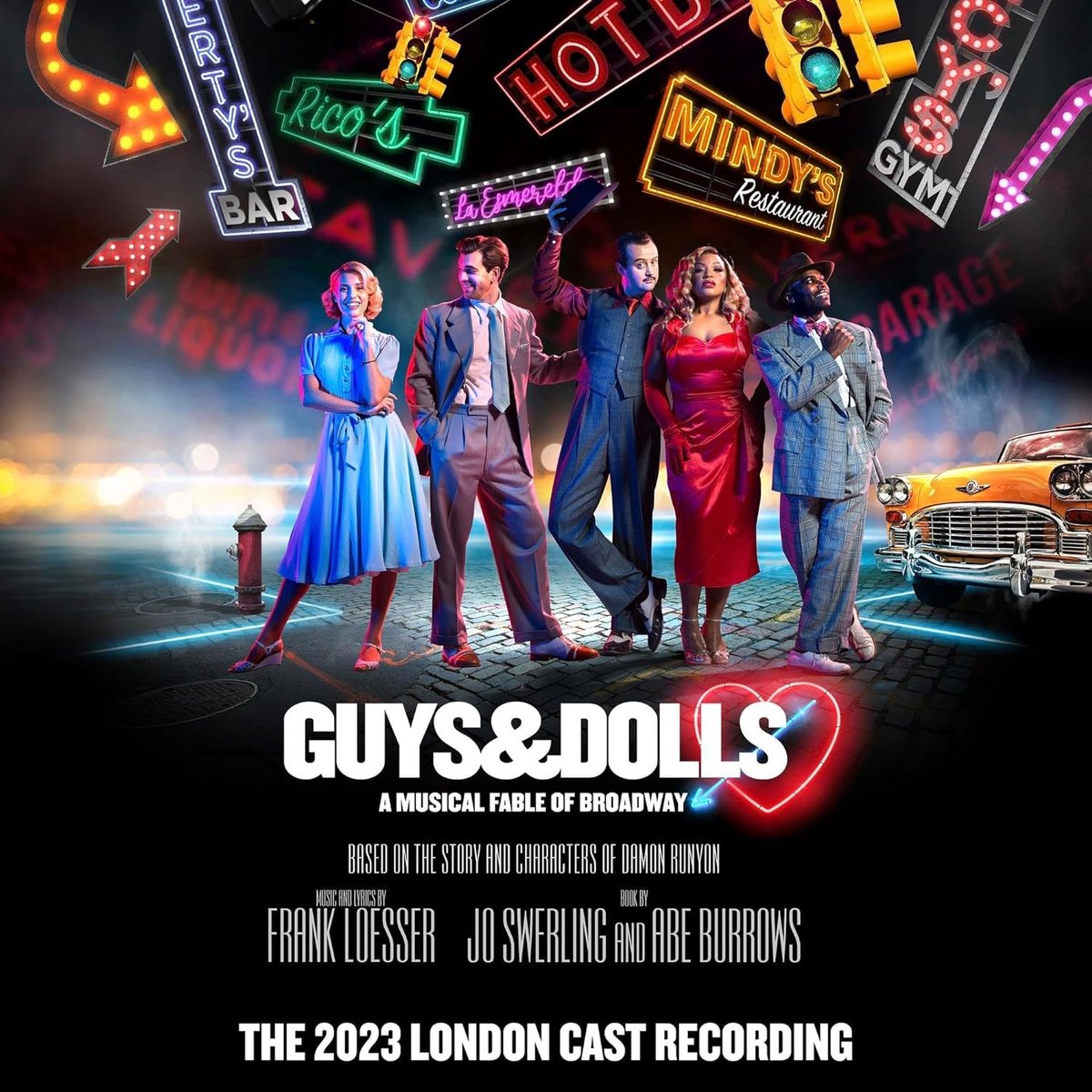 Various Artists - Guys & Dolls (A Musical Fable Of Broadway) (The 2023 London Cast Recording) (CD)
