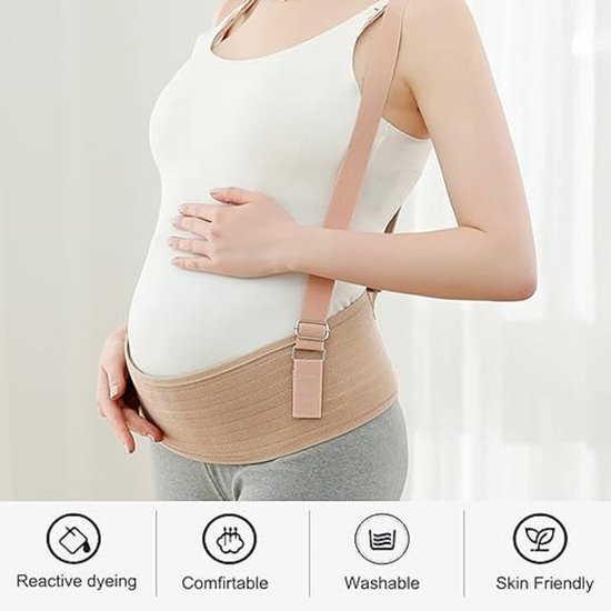 Zwangerschapsbuikband - rugsteun, buikband, Zwangerschapsgordel One Size