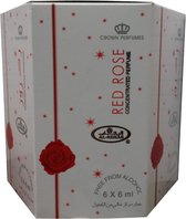 6-pack Red rose 6ml - Al rehab parfumolie attar roll on