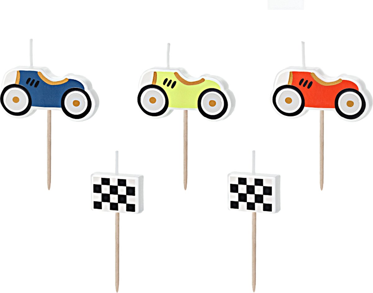 Race Auto's - 5 stuks