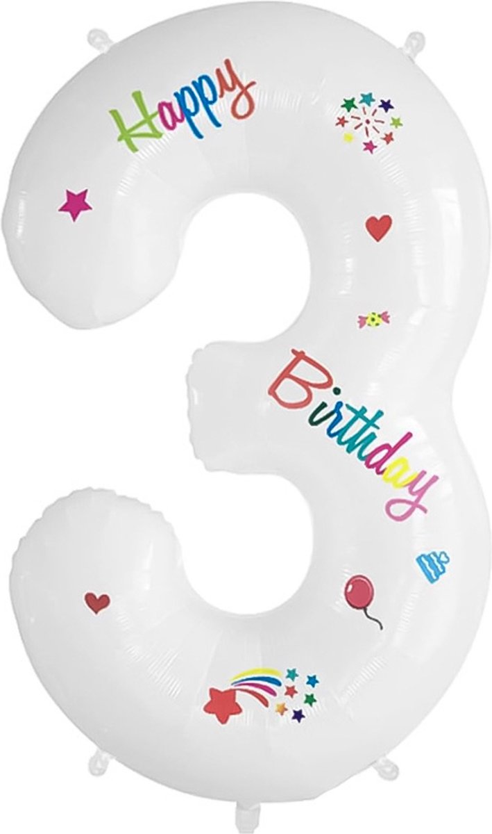 Voarge Happy Birthday-banner, slinger, roze, wit, goud, verjaardagsfeestdecoratie voor verjaardagsfeest, decoraties