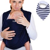 100% Katoenen Baby Wrap Carrier Babydraagdoeken – Babydrager - Ring Sling - Babydraagdoek Pasgeborenen - Zwart _ Elastische Draagdoek - Cadeau - Size Fits all geel