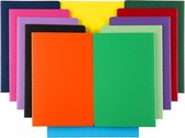 12-delige kleurrijke gelinieerde notitieboek, dagboeken, schetsboeken voor de klaslokaal, gastgeschenken
