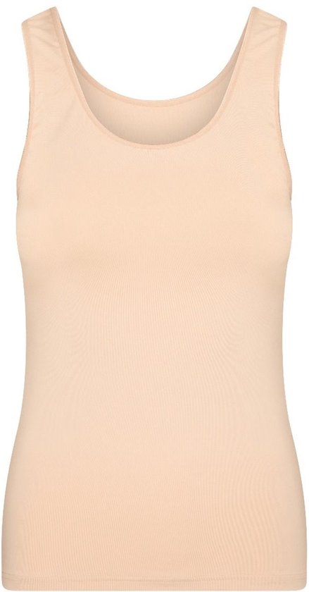 RJ Bodywear Pure Color dames hemd (1-pack) - nude - Maat: XXL