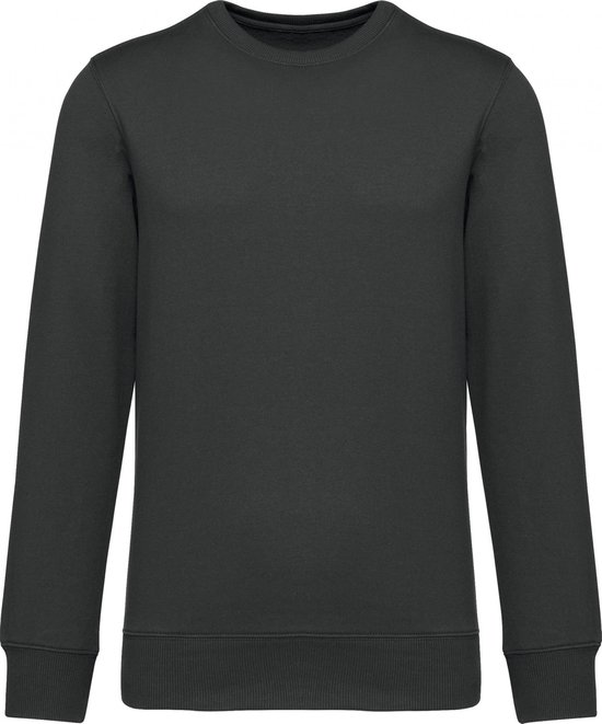 Sweatshirt Unisex M Kariban Ronde hals Lange mouw Dark Grey 50% Katoen, 50% Polyester