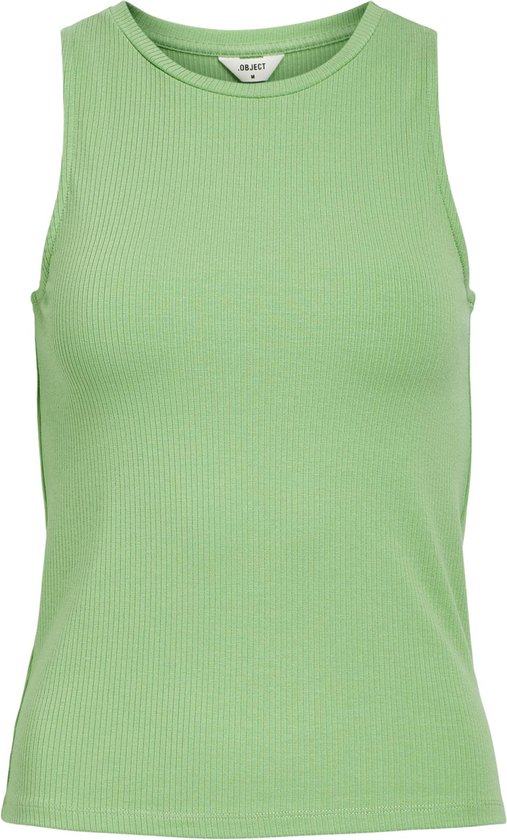 Object Objjamie S/l Tank Top Noos Tops & T-shirts Dames - Shirt - Groen - Maat S