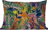 Buitenkussens - Tuin - Bloemen - Jungle - Tropisch - 50x30 cm