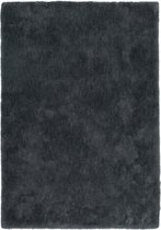 Lalee Velvet | Modern Vloerkleed Hoogpolig | Graphite | Tapijt | Karpet | Nieuwe Collectie 2024 | Hoogwaardige Kwaliteit | 160x230 cm