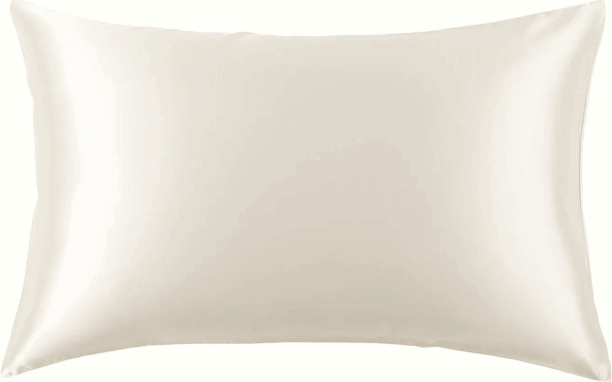 Silkmood Luxe Zijde Kussensloop – 100% Premium Pure Moerbeizijde van de Hoogste Kwaliteit 6A, 22 Momme,, 50x60cm, Ivoorwit