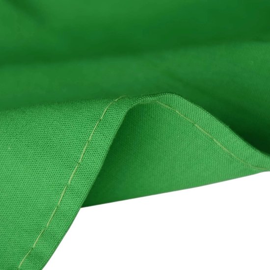 FORTEX Greenscreen 3m (b) x 3m (h) Chromakey groen 320 gram/m²