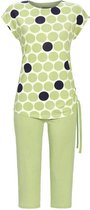 Ringella Pyjama 3/4 broek - 528 Green - maat 42 (42) - Dames Volwassenen - Katoen/Modal/Tencel- 4211225-528-42
