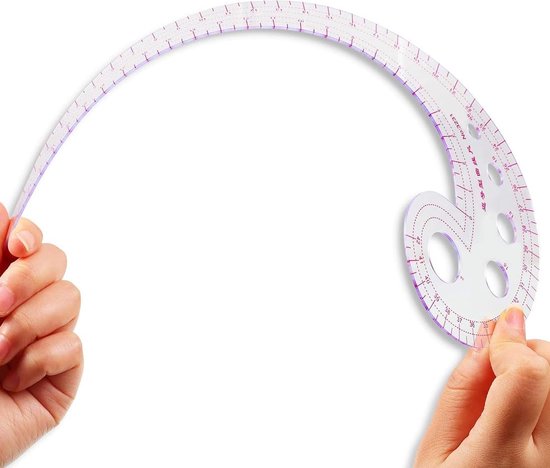 SacJkt 6 stuks opvouwbare liniaal van kunststof, 30 cm, 20 cm, 15 cm, kleurrijk, tekenliniaal, flexibel, transparant, voor kantoor, school, schrijfwaren, studenten