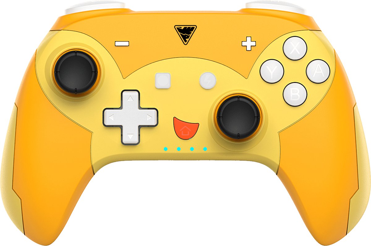 DragonShock - POPTOP COMPACT BT - Pika Compact Draadloze Bluetooth-controller Geschikt voor Nintendo Switch - Switch Lite - Switch OLED