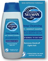 SELMAX DIEP REINIGENDE ANTI ROOS Shampoo met 1% Selenium Sulfide en Menthol DUAL ACTION voor Normaal en Vet haar 200ML