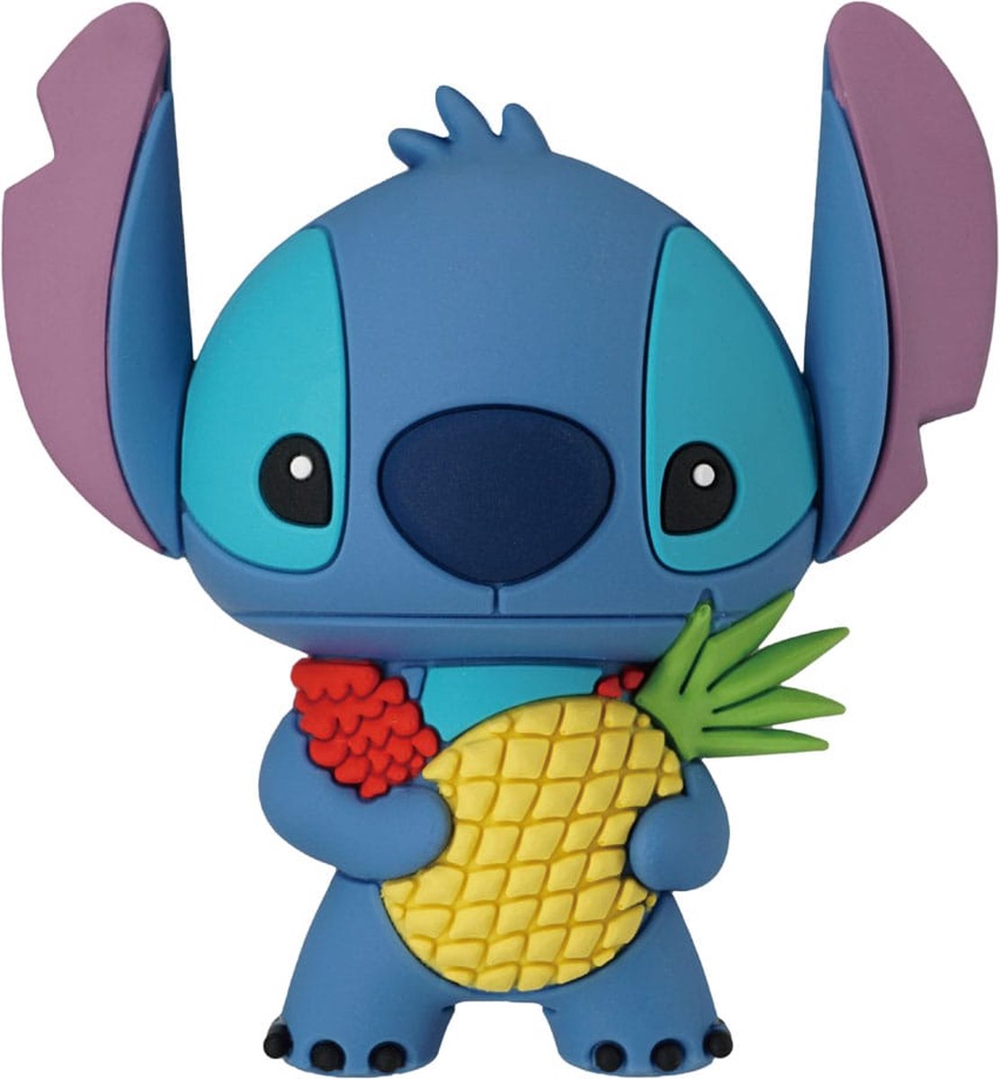 DISNEY - Stitch with pineapple - 3D foam collectible magnet / Magneet