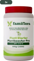 Famiflora plantbooster PRO plant starter NPK 10-52-10 - 1500GR (3 x 500GR) - In water oplosbare meststof