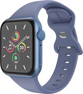 iMoshion Siliconen⁺ bandje voor de Apple Watch Series 1 / 2 / 3 / 4 / 5 / 6 / 7 / 8 / 9 / SE / Ultra (2) - 42 / 44 / 45 / 49 mm - Navy - Maat M/L
