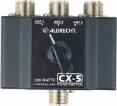 Albrecht.Audio Antenneomschakelaar CX-5 3-Wege Antennenschalter 7402