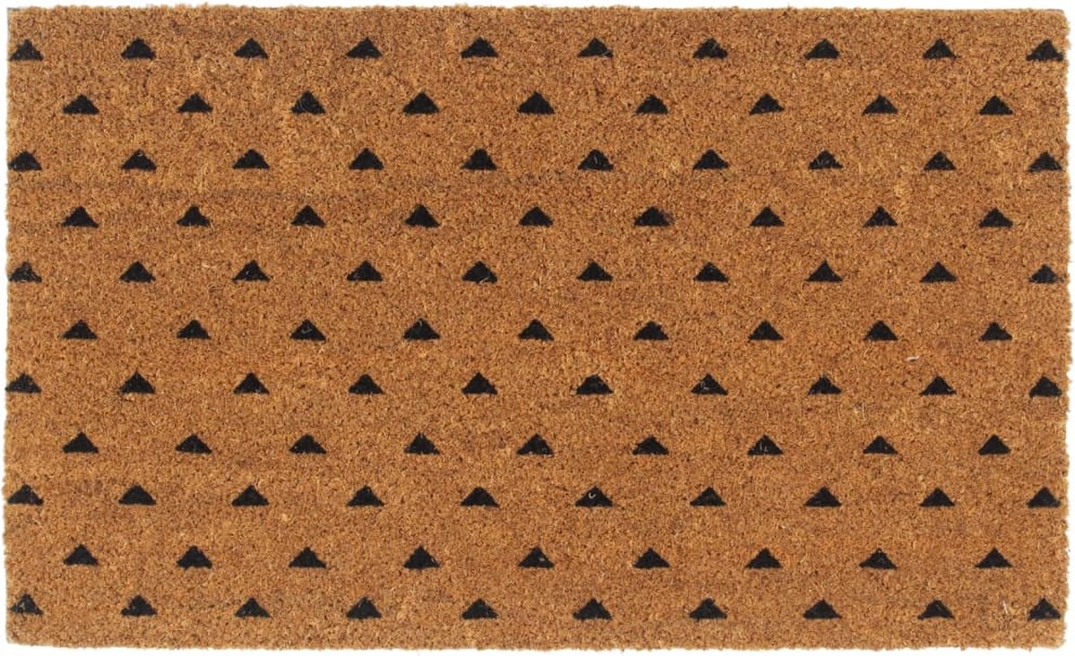 vidaXL - Deurmat - 45x75 - cm - getufte - kokosvezel - naturel