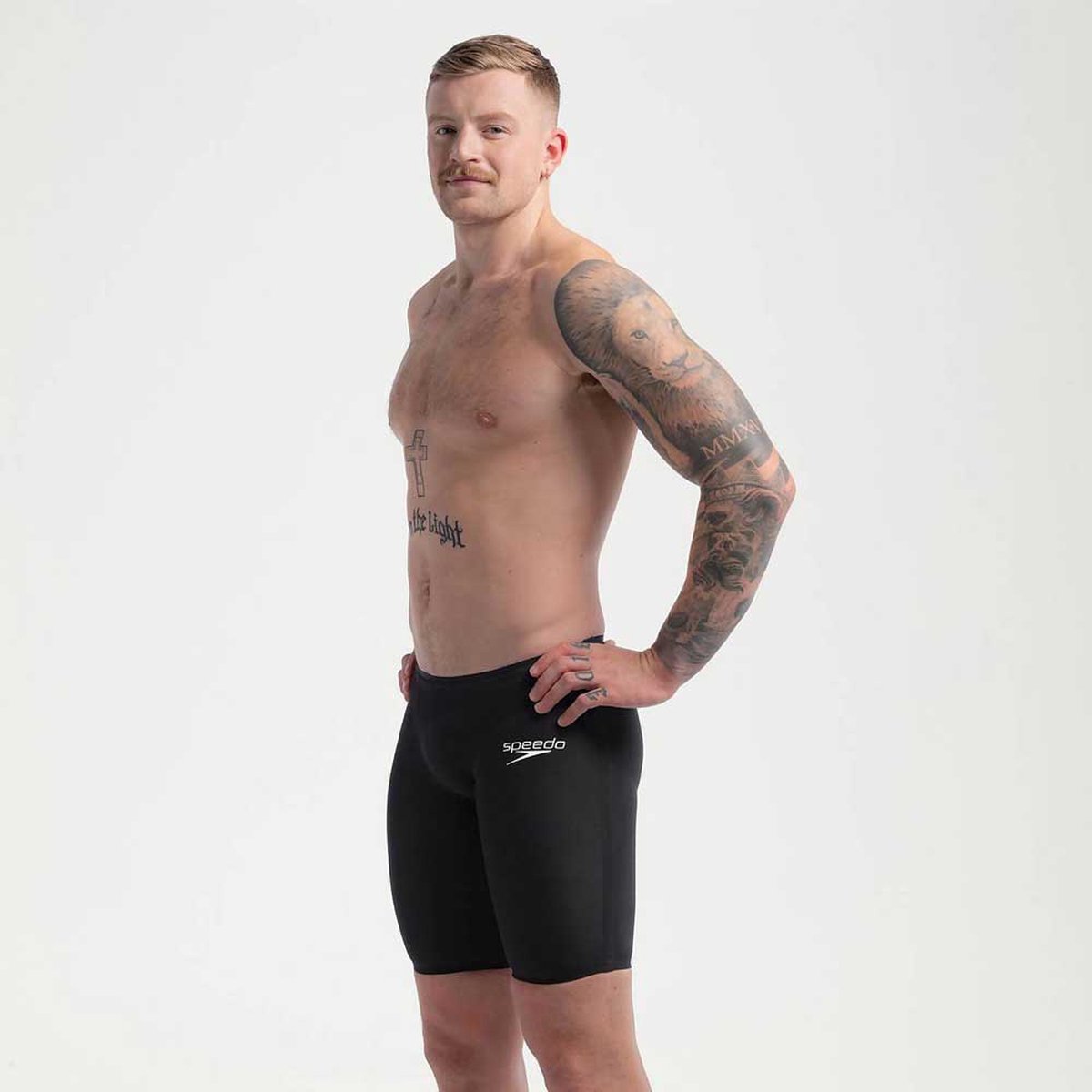 Speedo Fastskin Lzr Pure Valor 2.0 High Waisted Jammer Zwart UK 25 Man — afbeelding 5