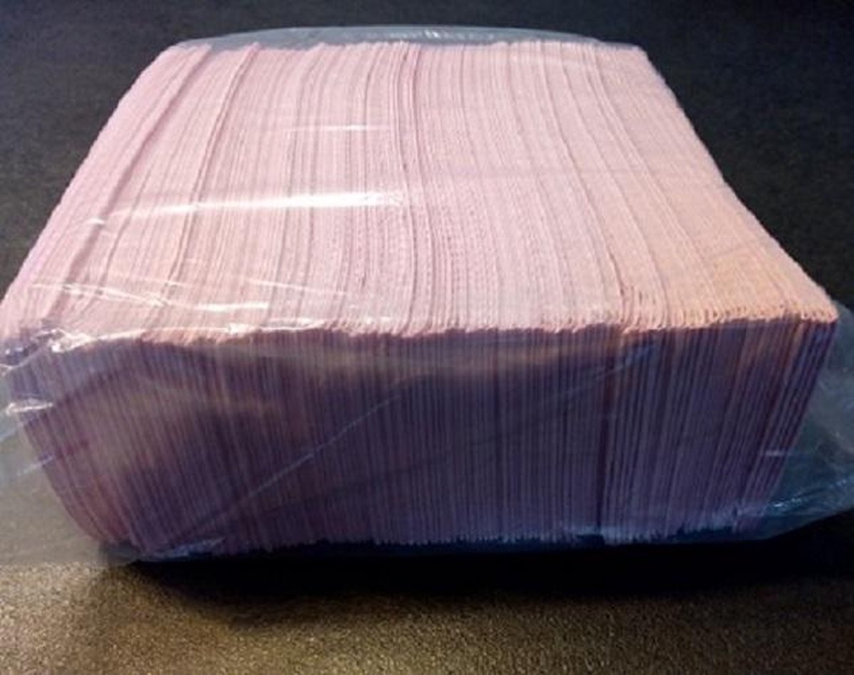 Dental Towels - 125 stuks - Paars - Waterdichte servetten - Schoonheidszorgen