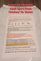 TOPSTAR Pressed Adult Sport Fresh Chicken / No Gluten 20 kg