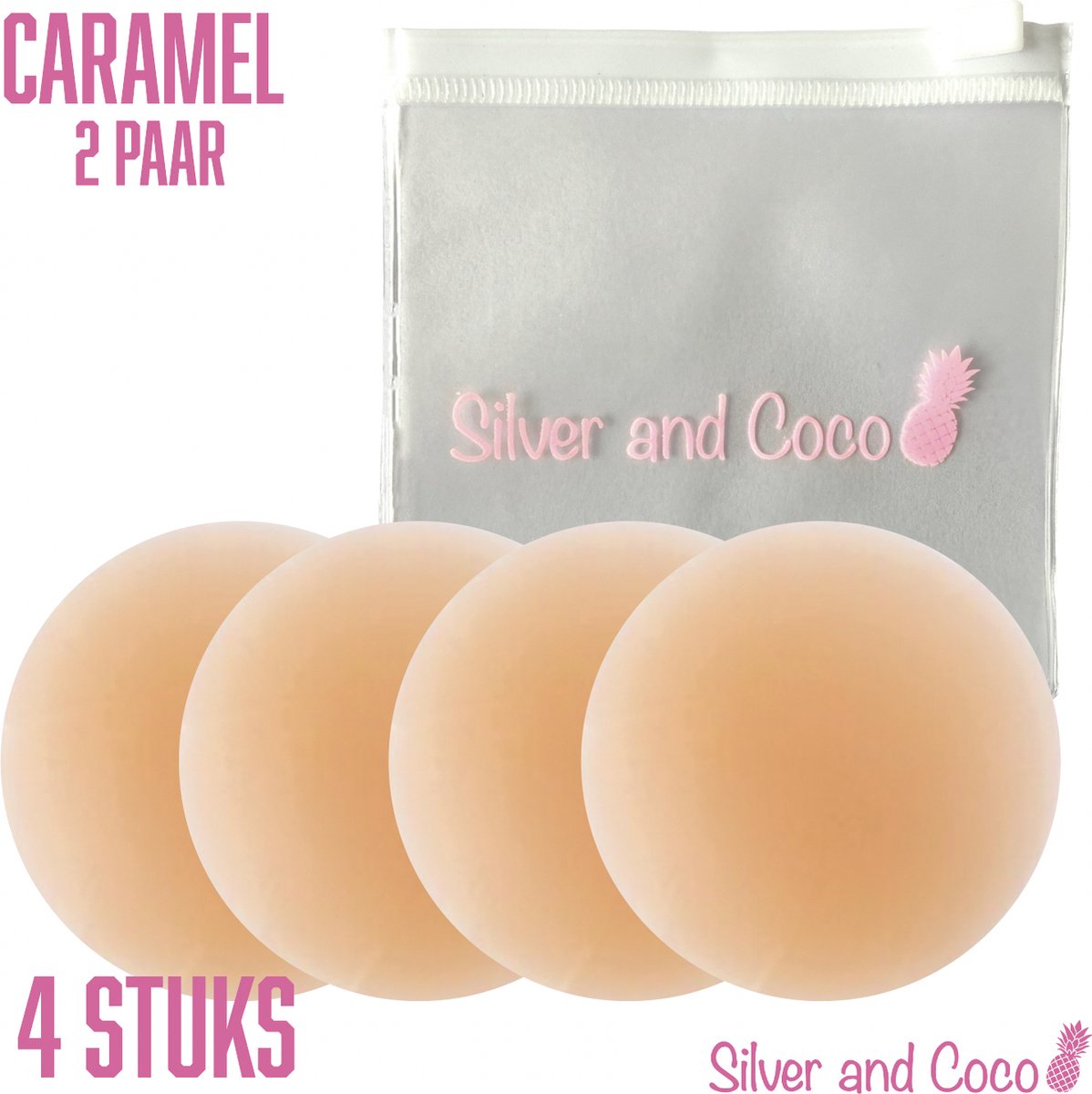 RoserRose 5 Paar Herbruikbare Tepelcovers, Nipple Covers