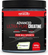 Performance - Ultra Pure Creatine Monohydrate (300 gram) - Pre-Workout - Sportvoeding - Creapure